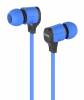 Yison Ακουστικά Ψείρες με Μικρόφωνο και Πλατύ Καλώδιο για Συσκευές Android/iOs Μπλε CX370-B